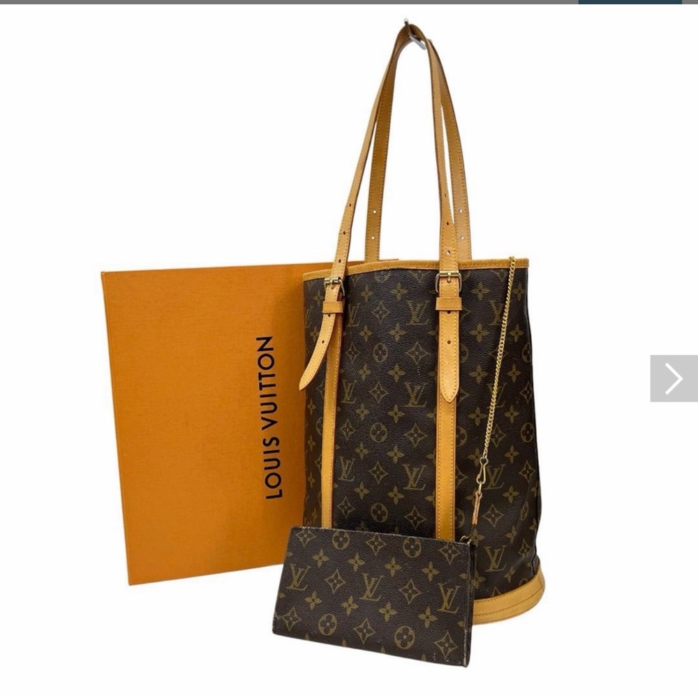 Louis Vuitton Signature Tote in Brown and Tan